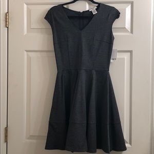 Dark grey skater dress